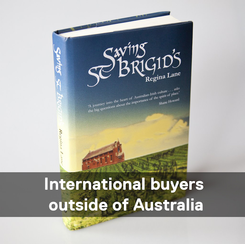 Saving St Brigids Book international buyers